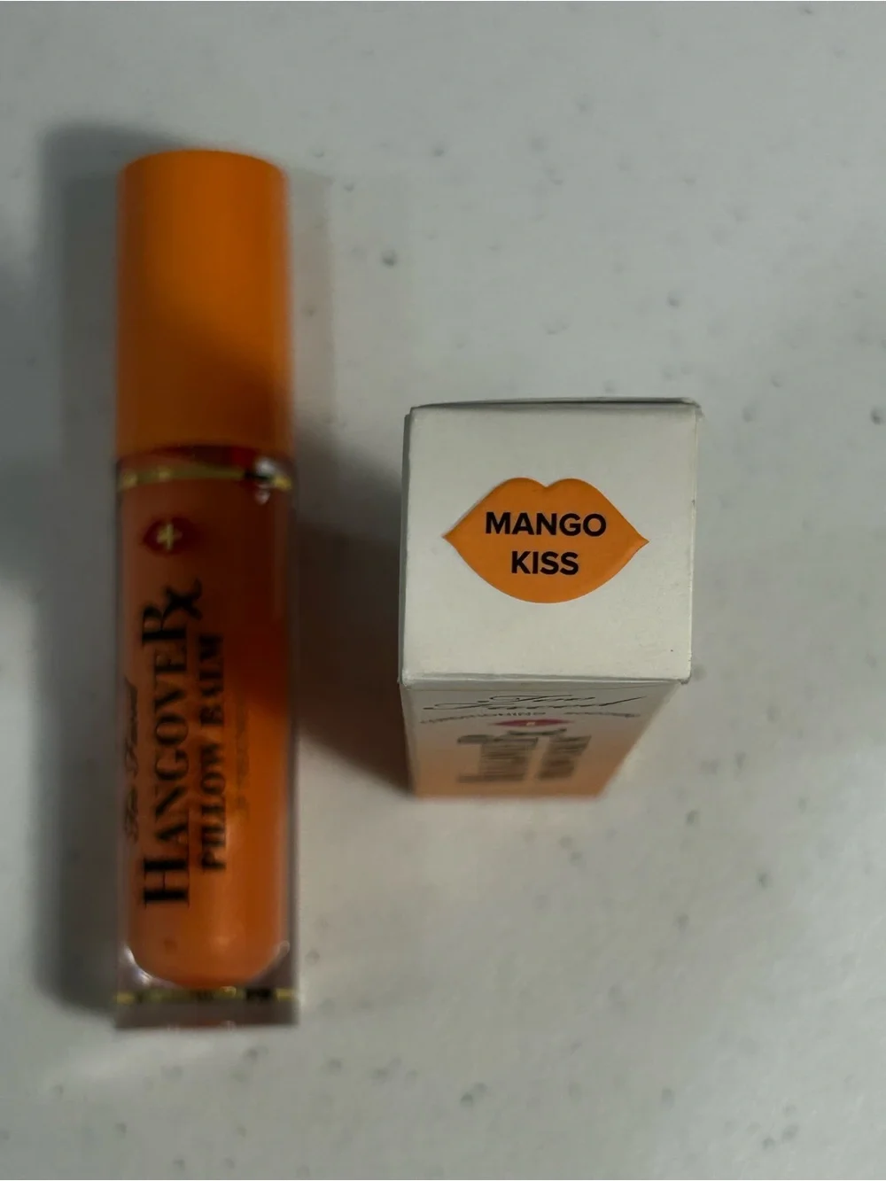 Too Faced | Hangover Rx Pillow Balm Lip Treatment | Mango Kiss | 0.20 Fl. Oz.
